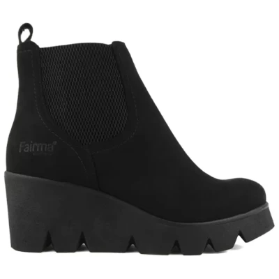 FAIRMA ETHICAL DESIGN Damen vegan Stiefel Maure Schwarz