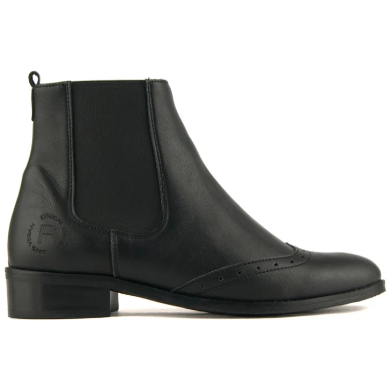 FAIRMA ETHICAL DESIGN Damen vegan Stiefel Pauli Schwarz