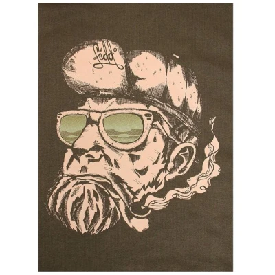 FÄDD Herren Sweatshirt Hoodie Bio-Baumwolle "Überlebens Hipster Hans" Grün