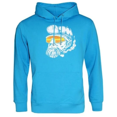FÄDD Herren Sweatshirt Hoodie aus Bio-Baumwolle "Fläsch Hipster Hans" Blau