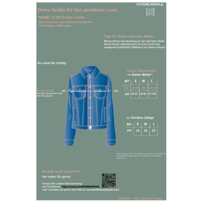 FUTURE:PEOPLE. 21:00 DENIM JACKE(32102 0 1004)