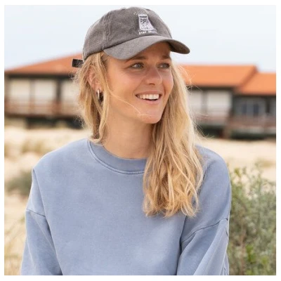 FUXBAU Stay Salty Dad Cap - salzschwarz