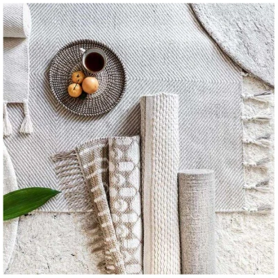 Fable & Loom Hochflor Wollteppich AMINE | Handgetuftet