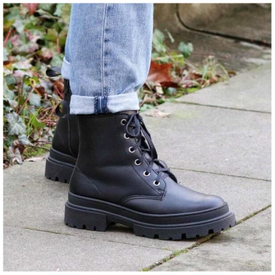 Fairticken Stiefel Vegan GRANDOLA gefüttert mit Reißerverschluß (Microfaser)