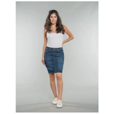 Feuervogl Jeansrock Svea Pencil-Skirt