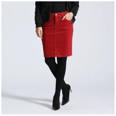 Feuervogl Kordrock Svea Pencil-Skirt