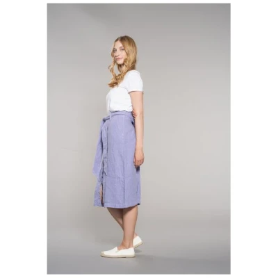 Feuervogl fv-Sin:ga | Midi Skirt | Pure Linen