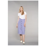 Feuervogl fv-Sin:ga | Midi Skirt | Pure Linen