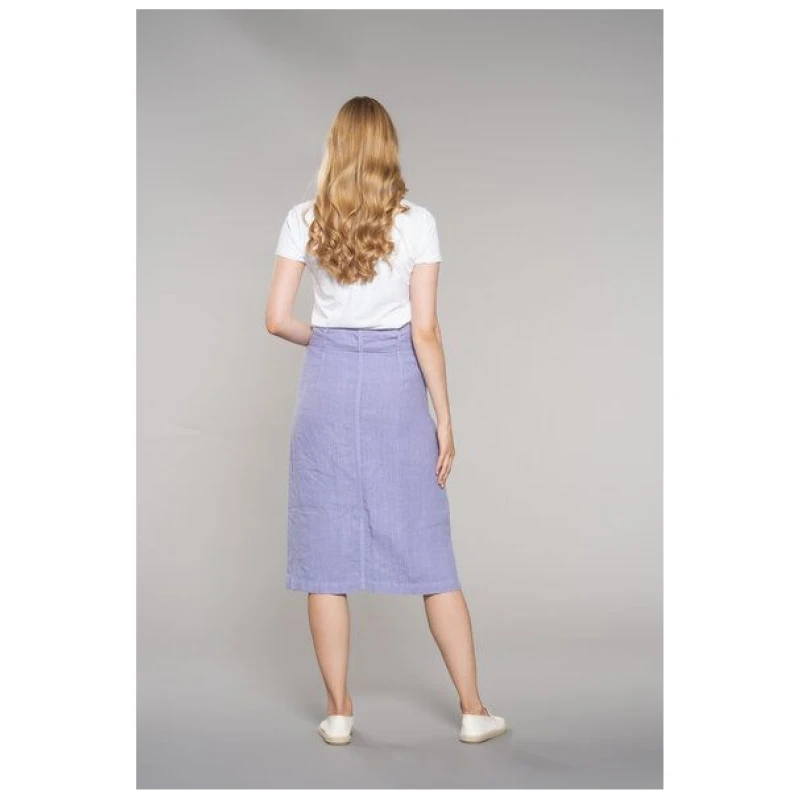 Feuervogl fv-Sin:ga | Midi Skirt | Pure Linen