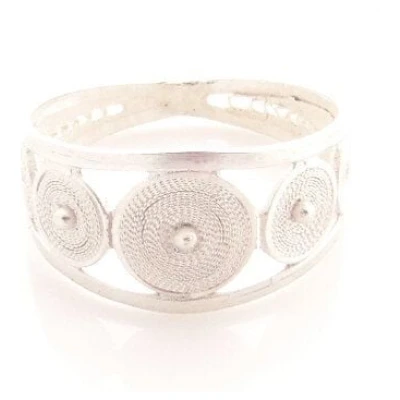 Filigrana Schmuck Ring fünf Spiralen Silber