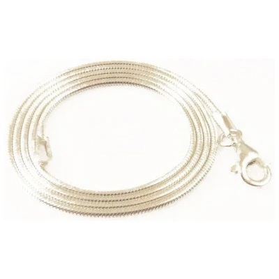 Filigrana Schmuck Schlangenkette aus recyceltem 925er Silber 40 cm