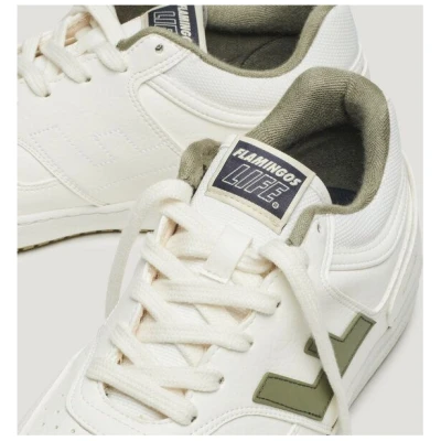 Flamingos' Life Sneaker Damen Vegan - RETRO 90's Sneakers - Olive