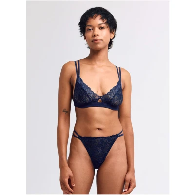 Fluid Lace String mitternachtblau