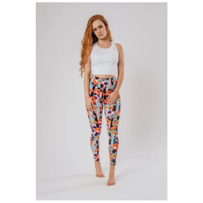Flying Love Birds "White Beauty" - Crop Top - Yoga Top