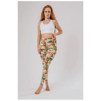 Flying Love Birds "White Beauty" - Racerback - Yoga Bra