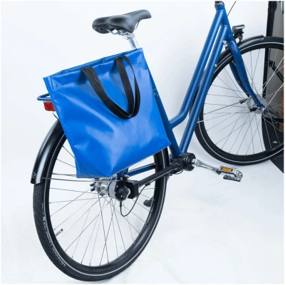Fraenck Damen vegan Fahrrad Shopper Hendrik Blau