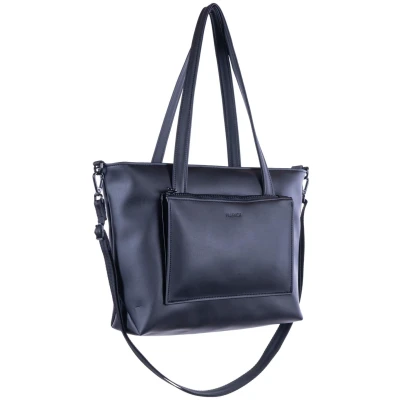 Fraenck Damen vegan Handtasche Jessie Schwarz