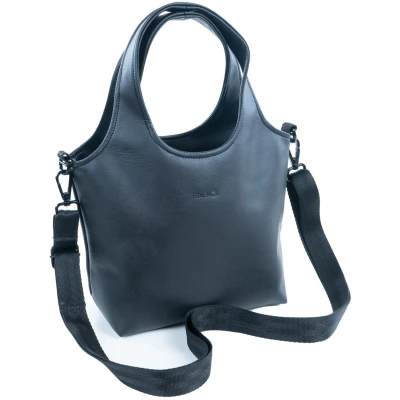 Fraenck Damen vegan Handtasche Tate Schwarz