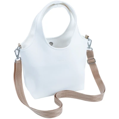 Fraenck Damen vegan Handtasche Tate Weiß