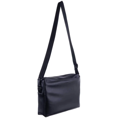 Fraenck Damen vegan Umhängetasche Frankie Schwarz