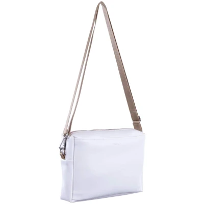 Fraenck Damen vegan Umhängetasche Frankie White
