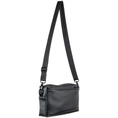 Fraenck Damen vegan Umhängetasche Jackie Schwarz