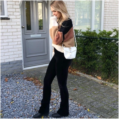 Fraenck Damen vegan Umhängetasche Luna Weiß