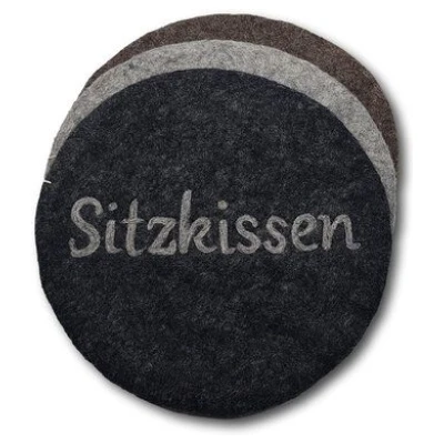 Frida Feeling Sitzkissen aus Filz rund ⌀ 35 cm "Sitzkissen"