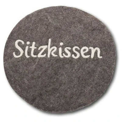 Frida Feeling Sitzkissen aus Filz rund ⌀ 35 cm "Sitzkissen"