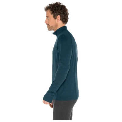 Funktionsshirt aus Bio-Wolle und Bio-Seide, atlantik M