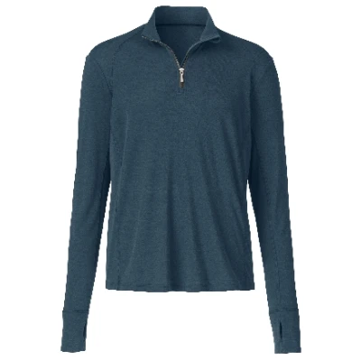 Funktionsshirt aus Bio-Wolle und Bio-Seide, atlantik M