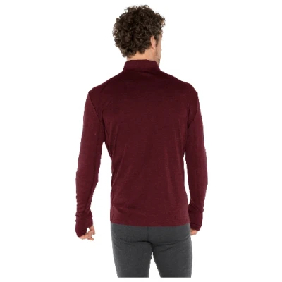 Funktionsshirt aus Bio-Wolle und Bio-Seide, rubin XXL