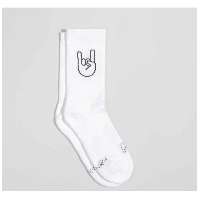 Fyngers Tennissocke aus Biobaumwolle - Style Rock'n'Roll - Fair Trade Made in Portugal