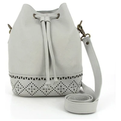 GLOBO Fair Trade Beuteltasche ETHNO CHIC, chromfreies Nappa-Leder