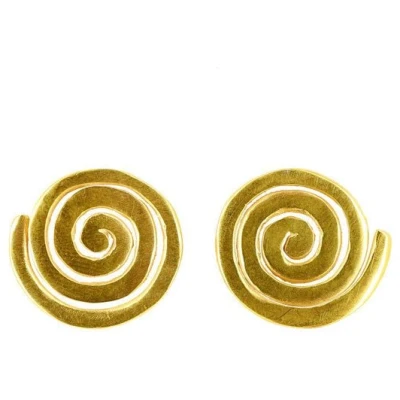 GLOBO Fair Trade Ohrstecker AMITOLA, 925er Silber, vergoldet