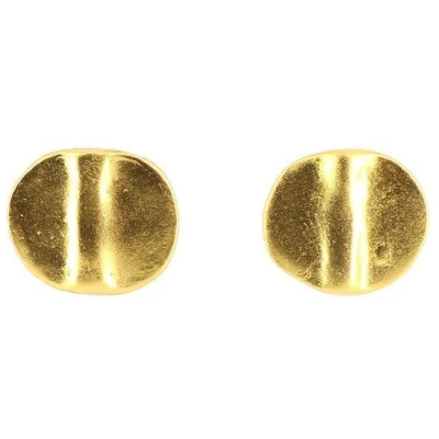 GLOBO Fair Trade Ohrstecker MACAWI, 925er Silber, vergoldet