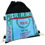 GOOPSI Turnbeutel "Pack ma!" aus handgewebter Baumwolle - versch. Farben