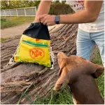 GOOPSI Turnbeutel "Pack ma!" aus handgewebter Baumwolle - versch. Farben