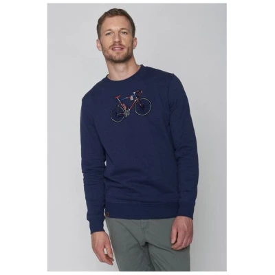 GREENBOMB Bike Jack Wild - Bequemes Sweatshirt aus Bio-Baumwolle / hochwertiger Print / Fair & Vegan