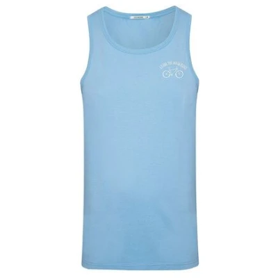 GREENBOMB Bike Leave Small Airy - Sommerliches Tanktop aus Bio-Baumwolle / hochwertiger Stick / Fair & Vegan