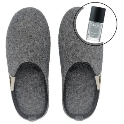 GUMBIES Set - Nachhaltige Hausschuhe mit Veganem Nagellack