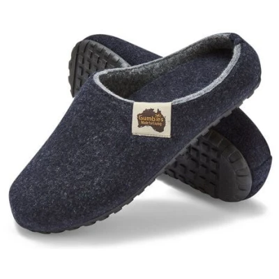 GUMBIES Slipper, Navy-Grey - Hausschuhe für Herren