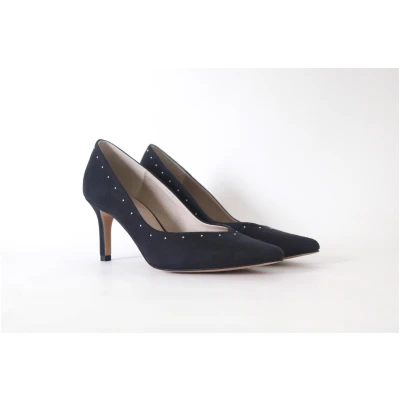 GURU mtp Damen vegan Pumps Panther Schwarz