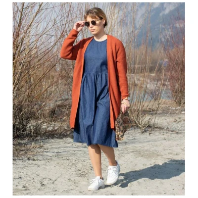 Gary Mash Kleid Wylie aus leichtem Denim