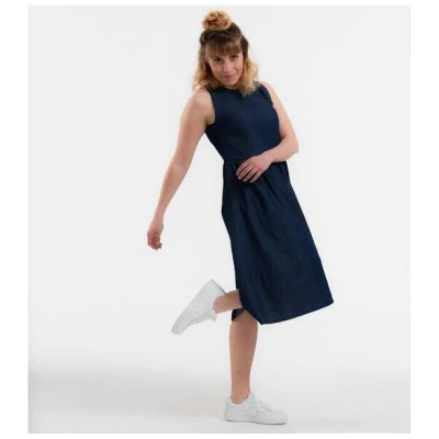 Gary Mash Kleid Wylie aus leichtem Denim