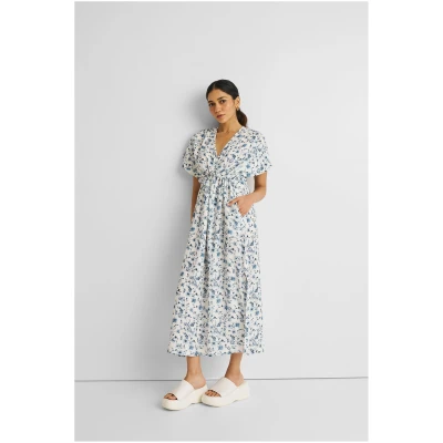 Gathered Maxi Dress