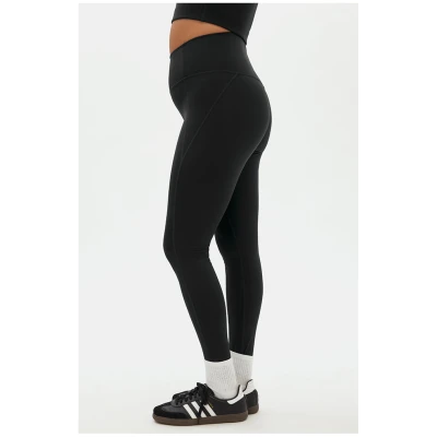 Girlfriend Collective Damen vegan Leggings High Rise Schwarz