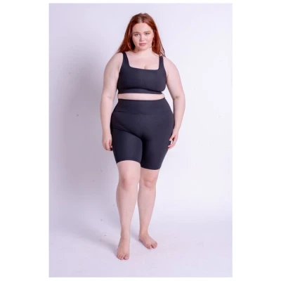 Girlfriend Collective Radlerhose Rib Bike Shorts