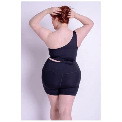 Girlfriend Collective Yoga Top - Bianca Bra One Shoulder - aus recyceltem Polyester