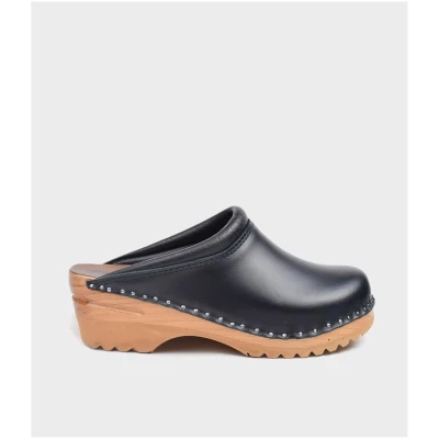 Good Guys Don't Wear Leather Damen vegan Clogs Rembrandt Schwarz